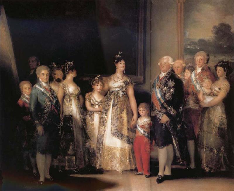 Francisco Goya The Family of Charles IV oil painting image